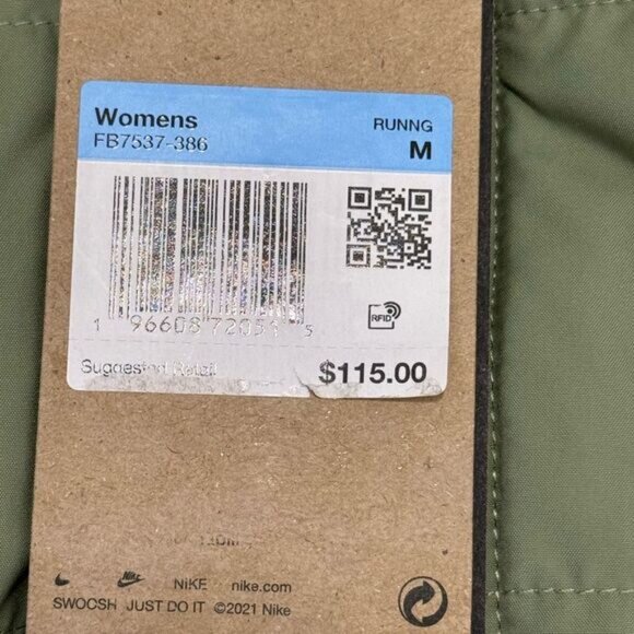 NWT Nike Women's Therma-FIT Swift Running Vest in Oil Green Sizes M, L - Picture 7 of 11